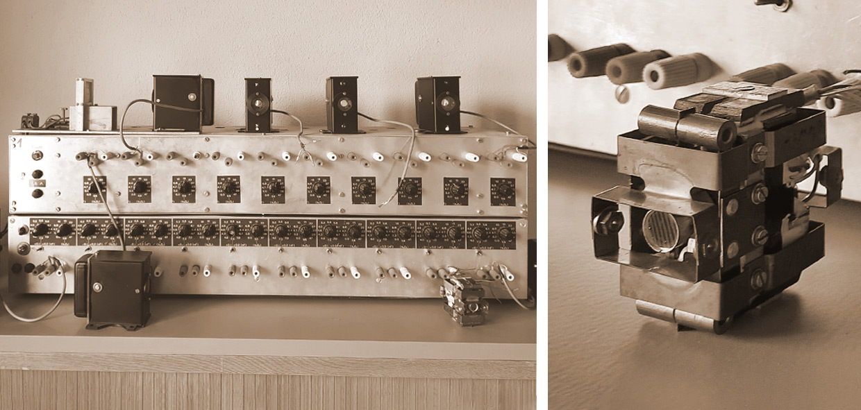 Test station for oscillating mirrors