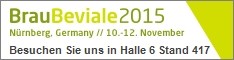 Brau Beviale vom 10. - 12. November 2015 in Nürnberg