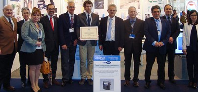 Innovationspreis an der SMAGUA-Messe in Zaragoza, Spanien