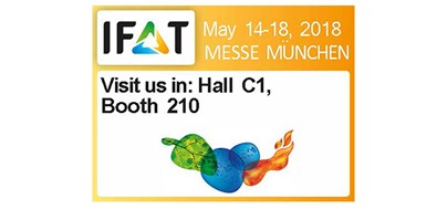 MEET US AT THE IFAT IN MUNICH 2018!