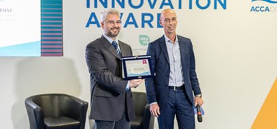 Innovationspreis an der H2O-Messe in Bologna, Italien