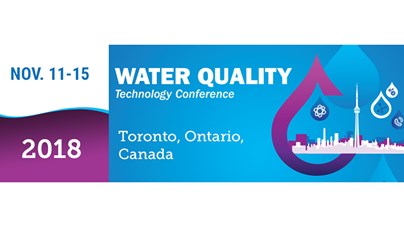 Besuchen Sie uns an der  Water Quality Technology Converence 2018 in Toronto, Kanada